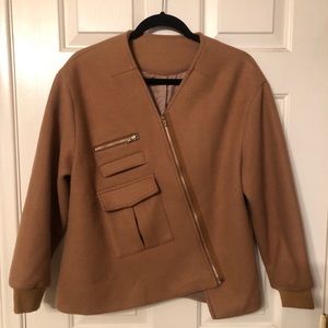 Tan Bomber Jacket